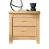 Mesita de noche de madera maciza, no requiere instalación, mesita de noche para dormitorio con acabado estilo chino, diseño simple con cerradura, mueble de almacenamiento para habitación de alquiler a precio especial