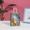Bolsas de Regalo para Compras de Productos Nuevos Transfronterizos Bolsas de Tote de Papel Kraft al por Mayor Bolsas para Empaque de Regalos de Cumpleaños Dulces y Snacks