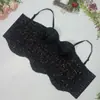 Fábrica de origen Top sexy europeo y americano de lentejuelas y varillas de pescado, hecho a medida, entallado a la cintura, adelgazante, camisola transfronteriza