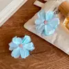 Pinza para el pelo floral doble cara de primavera para niñas, Pasador de flor para flequillo lateral, Pinza accesorio para el pelo para decoración de coleta