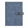 Cuaderno de negocios A5 con logo personalizado y hebilla, páginas extraíbles, adecuado para notas de oficina y reuniones