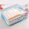 Bolsa de Maquillaje Colorida de PVC Engrosado Impermeable Bolsa de Artículos de Tocador de Viaje Bolsa de Almacenamiento Portátil de Gran Capacidad Admite Personalización de LOGOTIPO