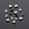 Materiais para Joias DIY Acessórios para Brincos Tapa-orelha Fechos Borboleta Galvanizados Plugues de Orelha Tapa-orelha Suportes de Orelha de Metal 925