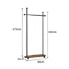 Corredor Estilo Italiano Quarto Cabideiro de Metal Novo de Chão Leve Luxo Prateleira Móvel para Armazenamento de Roupas