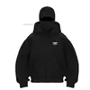 Chamarra Sudadera Bordada Simple Nueva de Diseño de Nicho a Prueba de Viento con Cremallera Doble Extremo Otoño e Invierno 2025 Europea y Americana Transfronteriza