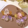Super Fada Fantasia Fofo Vidro Peixe Dourado Carpa DIY Presilha de Cabelo Par de Presilhas Estilo Antigo Dinastia Han Adorno de Cabeça Presilha Lateral Broche Acessórios