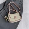 Elegante textura de viajero bolso pequeño sencillo para mujer bolso de axila para mujer 2023 principios de otoño nuevo estilo occidental hombro pequeño bolso cuadrado