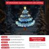 Nuevas Calcomanías Electrostáticas para Árbol de Navidad Decoraciones para Ventanas Decoraciones para Diseño de Escena Calcomanías para Puerta de Vidrio Ambiente Navideño Nuevo Estilo