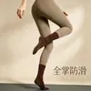 Calcetines de Yoga con Cordones de Otoño Largos Pilates Antideslizantes Calcetines Especiales Espalda Abierta Algodón Puro Absorbentes del Sudor Transpirables para Mujer Dropshipping