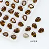 Rhinestones para Decoración de Uñas Color Amarillo Humo Cristal Dongzhou Colección Color Café Melard de Alta Calidad Accesorios de Uñas de Repuesto Huazi