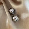 Pendientes geométricos sencillos de metal retro europeo y americano para mujer, estilo frío 2023, pendientes elegantes de lujo ligeros de alta calidad