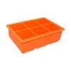 Bandeja de Hielo de Silicona con Puntos 6 Compartimentos Bandeja de Hielo Cuadrada de Silicona Molde para Hacer Hielo Bandeja de Hielo de Silicona de 6 Agujeros Molde para Hielo de Whisky