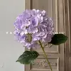 Nova Hortênsia Borboleta Colorida 116 Peças Hortênsia de Galho Único Casamento Decoração de Casa Arranjo Floral de Casamento Flores Artificiais
