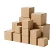Cajas cuadradas de cartón, disponibles para entrega inmediata, adecuadas para envío exprés, logística y comercio electrónico; Cajas de embalaje de media altura, de tres capas, extra-rígidas, para almacenamiento; cajas cuadradas de cartón