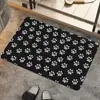 Alfombra de Piso de Franela Impresa Moderna con Textura Fluida de Ágata Chapada en Oro de Tono Azul de Lujo Ligero Transfronteriza Decoración de Alfombra para el Hogar