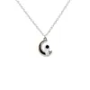 Collar de Pareja Astronauta Colgante Metálico de Temperamento Collar con Colgante Magnético de Costura para Hombres y Mujeres Cadena para el Cuello Cadena para el Cuello