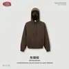 Ropa de Hombre BE Otoño e Invierno Estilo Americano Marca de moda máscara de ojos con forma de corazón sudadera con capucha con forro polar y conjunto de pantalones casuales engrosados para hombre
