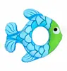 Flotador Inflable Popular de Forma Linda para Niños de Amazon, Flotador de Natación con Forma de Pez, Juguete Acuático para Bebé, Transfronterizo