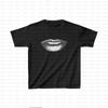 Exportación Transfronteriza Retro High Street Slim Fit Camiseta de Mujer Moda Trendy Gótico Personalizada Manga Corta Cuello Redondo Top