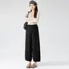 Pantalones Cortos de Maternidad Nuevos Otoño 2026 con Ribete Floral, Pantalones Casuales con Cordón y Ribete de Encaje para Otoño e Invierno