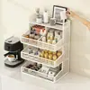 Estante Organizador de Bocadillos de Escritorio Estante de Almacenamiento para Sala de Estar Mesa de Comedor Mesa de Comida Artefacto de Almacenamiento Estante de Almacenamiento en Capas para Mesa de Cocina