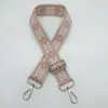 Correa de Bolso Ancha de 3.8 cm Correa de Hombro Jacquard Colorido Lona de Diamante Accesorios Correa de Bolso de Hombro Único Cruzado Correa de Bolso para Mujer