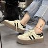 Zapatillas de Entrenamiento para Mujer 2025 Primavera y Otoño Nuevas Transpirables Suela Gruesa Tenis Blancos Populares Zapatos Deportivos Zapatillas para Correr