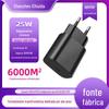 Carregador Samsung Padrão Coreano 25W Carregamento Rápido Cabeça de Carregamento Adequado para Samsung S24 Apple 15 Huawei m Fábrica de Origem de Protocolo Completo