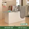 Mostrador de bar, mostrador de caja, mostrador pequeño y simple para tienda, supermercado, tienda de ropa, sensación de lujo ligero de alta gama, salón de belleza, mostrador de recepción de restaurante