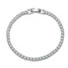 Bienestar de Transmisión en Vivo de TikTok Nicho Europeo y Americano Lujo Ligero Zirconio Pulsera de Cielo Estrellado para Bebé Pulsera de Platino Chapado en Diamante de Celebridad de Internet