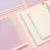 Separadores de Carpeta de Archivo de Polipropileno de Colores Candy A4A5B5 Separadores de Cuaderno de Hojas Sueltas Separadores de Colores para Cuaderno de Hojas Sueltas