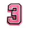 Tampa de Palito Rosa com Letra 8-10mm Desenho Animado Plug de Silicone para Palito Tampa de Palito de Cola Flexível Produtos Transfronteiriços