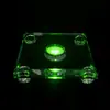 Base de Lámpara de Cristal Recargable al por Mayor Transfronteriza con Grabado Personalizado, Adornos de Artesanía de Cristal de Vidrio, Base de Lámpara de un Solo Color