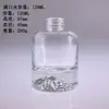 Garrafa Cilíndrica Linda Fundo de Geleira Aromaterapia Sem Fogo Garrafa de Vidro Topo de Montanha de Neve Rattan Sem Fogo Espessado Garrafa de Aromaterapia para Perfume