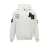 Sudadera con capucha bordada pesada original americana 2025 para hombres y mujeres, estilo pareja otoño, holgada, marca de moda nacional, chaqueta