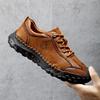 Nuevo Otoño e Invierno Transfronterizo Talla Grande 48 Zapatos de Hombre Transmisión en Vivo Zapatos Casuales Populares Zapatos de Cuero con Cordones para Hombre Zapatos de Cuero de Talla Grande de Corte Bajo