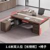 Mesa para Duas Pessoas Face a Face Simples Moderna Escritório Computador Mesa de Funcionário e Combinação de Cadeira Mesa Financeira Mesa de Funcionário