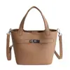 Bolsa de Ombro Vintage Maillard Elegante Feminina 2026 Primavera Nova, Portátil, para Trabalho e Deslocamento, Bolsa Transversal tipo Saco