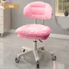 Silla de Bar Moderna Simple Taburete de Recepción Taburete de Belleza Taburete con Ruedas al por Mayor Silla con Respaldo Elevable Silla de Manicura