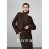 Abrigo Corto de Lana con Cuello en V y Mangas Largas Estilo Chanel para Mujer, Diseño Único con Borlas, Elegante y Favorecedor, Top Versátil y de Moda