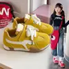 Zapatillas de entrenamiento alemanas estilo retro para niñas, nueva colección primavera/verano 2026, zapatos casuales de moda y versátiles para niños, zapatillas deportivas de suela blanda