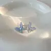 Aretes de Lazo de Circonita Micropavimentada Popular Coreana 2025 para Mujer Aguja de Plata S925 Nicho de Alta Gama Aretes de Perlas