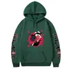 Sudadera con capucha unisex de ajuste holgado con estampado de villano de anime Helluva, modelo nuevo 2025, con transferencia térmica 2D