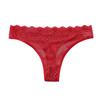 Calcinha de Renda Transpassada Xi Yun Feminina Sem Costura Cintura Média Sexy Respirável Roupa Íntima Feminina Vazada Transfronteiriça