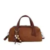 Bolso de mano para mujer estilo comercio exterior, retro, con acabado mate, perfecto para otoño, con una estética europea y americana única, que irradia un ambiente sofisticado y de alta gama, adecuado como bolso de hombro o bolso cruzado.