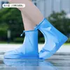 Cubrezapatos de lluvia impermeables, antideslizantes, engrosados y duraderos, fáciles de poner y quitar, diseño unisex, adecuados para senderismo al aire libre en clima lluvioso, disponibles al por mayor