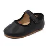 Nuevos Zapatos de Cuero Suave para Niñas Otoño 2022, Zapatos de Baile para Jardín de Infancia, Zapatos de Cuero con Velcro