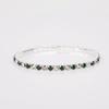 Pulseira de strass versátil pulseira de senso avançado pulseira de diamante atacado pulseira elástica totalmente cravejada de diamantes pulseira de strass de 4 fileiras pulseira feminina
