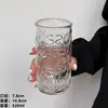 Estilo Tropical Hawaiano Taza Tiki Cara de Fantasma Mezclador Especial para Cócteles Vidrio Engrosado Taza para Bebidas Frías Té de Frutas