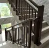 Barandillas de escaleras de aleación de aluminio, barandillas de balcón, vallas de jardín para casas de villa de lujo ligero de autoconstrucción, vallas de pared modernas y sencillas